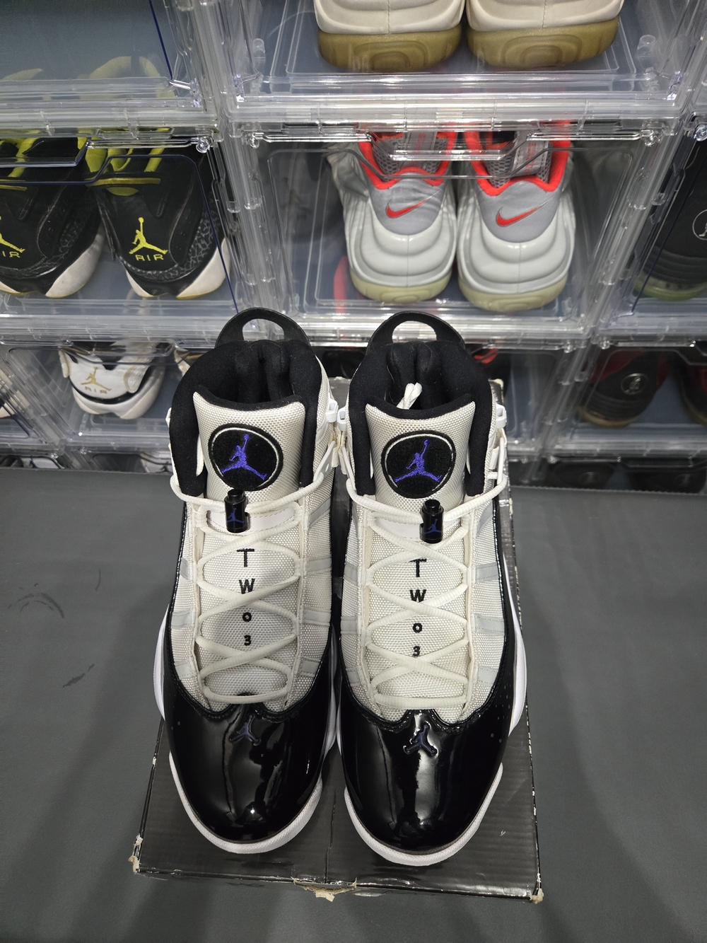 Mens Nike Air Jordan 6 Rings Black & White (Size 11) New Still In The Box
